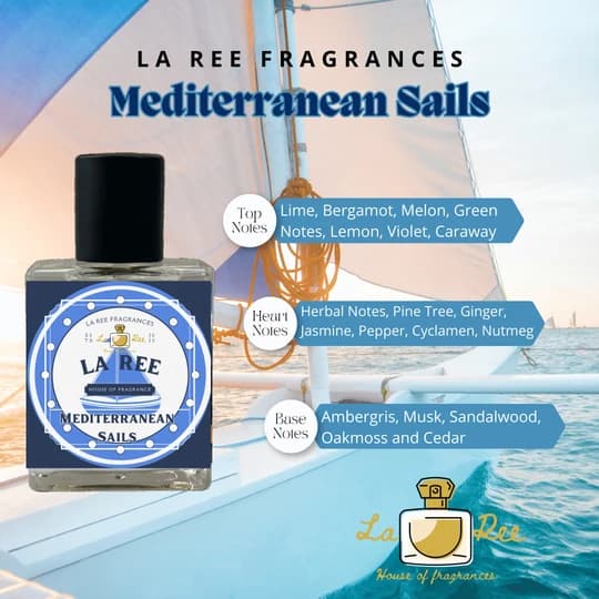 La Ree Fragrances Mediterranean Sails