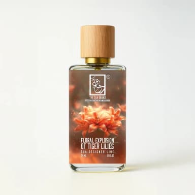 The DUA Brand Floral Explosion Of Tiger Lilies